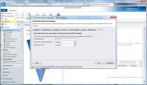 CRM Datei Optionen Sprache Deutsch