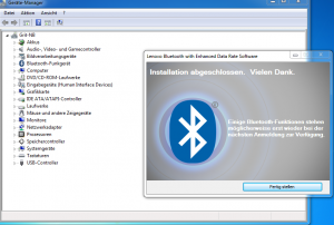 Lenovo G500 Bluetooth Gerät BCM43142A0 nachher