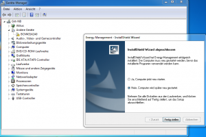 Lenovo G500 Unbekanntes Gerät Energy Management nachher