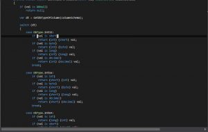 SQLite Converter Column Typ Erkennung Switch and Case