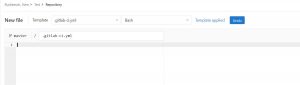 git deployment leere yml